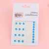 088 fábrica de girasoles al por mayor pegatinas de maquillaje para ojos con pedrería de perlas pegatinas de diamantes para la cara pegatinas de maquillaje decoración de escenario para niños