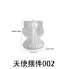 Zongbo Silicona Producto Nuevo DIY Pegamento de Cristal Alas de Ángel Estéreo Pegamento para Velas de Aromaterapia Moldes de Yeso para Adornos