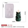 Vela Aromática DIY Coruja Ferramenta Criativa de Moagem Ornamento Jenga Fabricação Molde de Silicone