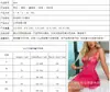 Nueva ropa interior sexy europea y americana de encaje, pijamas sexys delgados de dos piezas, camisón con tirantes, fabricantes al por mayor para mujer adulta