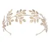 Diadema con Hojas Europeas y Americanas de Venta Cruzada, Tocado Dorado Barroco con Hojas, Pulsera, Pendientes, Brazalete