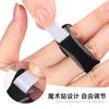 Tira de tecido pequena para separar os dedos dos pés e mãos, bandagem para flexão dos dedos, sobreposição dos dedos, hálux valgo, tira de velcro para alongamento