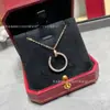 Cadena de Uñas con Diamantes Completos, Versión de Alta Gama Chapada en Oro Rosa de 18 Quilates, Cadena de Uñas Clásica con Diamantes Completos, Cadena Gruesa, Estilo Europeo y Americano