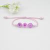 Pulsera de Flores Secas Calientes Transfronteriza Flor de Encaje Espécimen de Flor Real Fresca y Dulce Pulsera Tejida a Mano para Puesto en Lugares Escénicos
