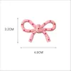 Nueva Hebilla Desmontable DIY Zapatillas Casuales Lazo de Cereza Desmontable Zapatos con Cordones Florales Moda Versátil Hebilla Linda