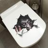 Halloween Horror Horror Calavera Rompe Muros Pegatinas de Inodoro Decoración del Hogar Pegatinas de Pared Autoadhesivas Venta al por Mayor Transfronterizo