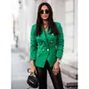Estación Independiente Aliexpress Otoño e Invierno Nuevo Estilo Europeo y Americano Chaqueta de Traje a Cuadros de Manga Larga de Doble Botonadura