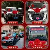 Decoración de Coche de Boda con Bolas de Flores Rojas Grandes, Entrega Nueva Hortensia Coche Principal Coche de Flores para Boda Guirnalda de Flota