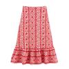 Z Moda Europeia e Americana Transfronteiriça 2025 Novo Estilo Top Curto Bordado Vazado 3567839 Saia Midi Bordada Vazada 3583839