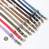 Bolso Cruzado de Cinta de Algodón Lona de Alta Calidad de 12 mm de Ancho Ajustable con Hebilla de Presión Bolso de Conejo Hecho a Mano Accesorios para Bolsos DIY