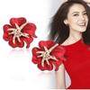 Novos Brincos de Moda Transfronteiriça Europeia e Americana Brincos Doces e Ricos de Flor Estrela-do-mar Brincos de Temperamento Personalizados Atacado