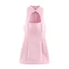 Vestido Mini Ajustado con Abertura de Moda Verano 2026 para Mujer Estilo Europeo y Americano 7806777