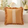 Fabricantes de Têxteis para Casa de Nantong Estão Recrutando Agentes para Almofadas Grandes de Veludo Costurado, Almofadas para Pernas, Almofadas de Cama Acolchoadas Macias