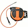 Carrete de Manguera Equipo para Lavado de Autos Juego Combinado para Reparación de Automóviles, Tambor Eléctrico Retráctil Automático, Tambor de Agua, Tambor de Aire