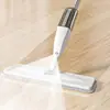 Mopa con pulverizador, sin manos, mopa plana de pulverización para el hogar, mopa perezosa, doble uso para seco y húmedo, mopa para polvo de limpieza con una pasada
