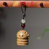 Sândalo Dourado Nova Versão dos Doze Signos do Zodíaco Pingente para Celular Pingente de Madeira para Bolsa Chaveiro Argola Lembrancinha