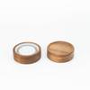 Frasco de vidrio para almacenamiento con tapa sellada Frasco Mason tapa de madera frasco de cocina para granos tapa para frasco de granos tapa para botella de almacenamiento de granos de café té tapa de madera