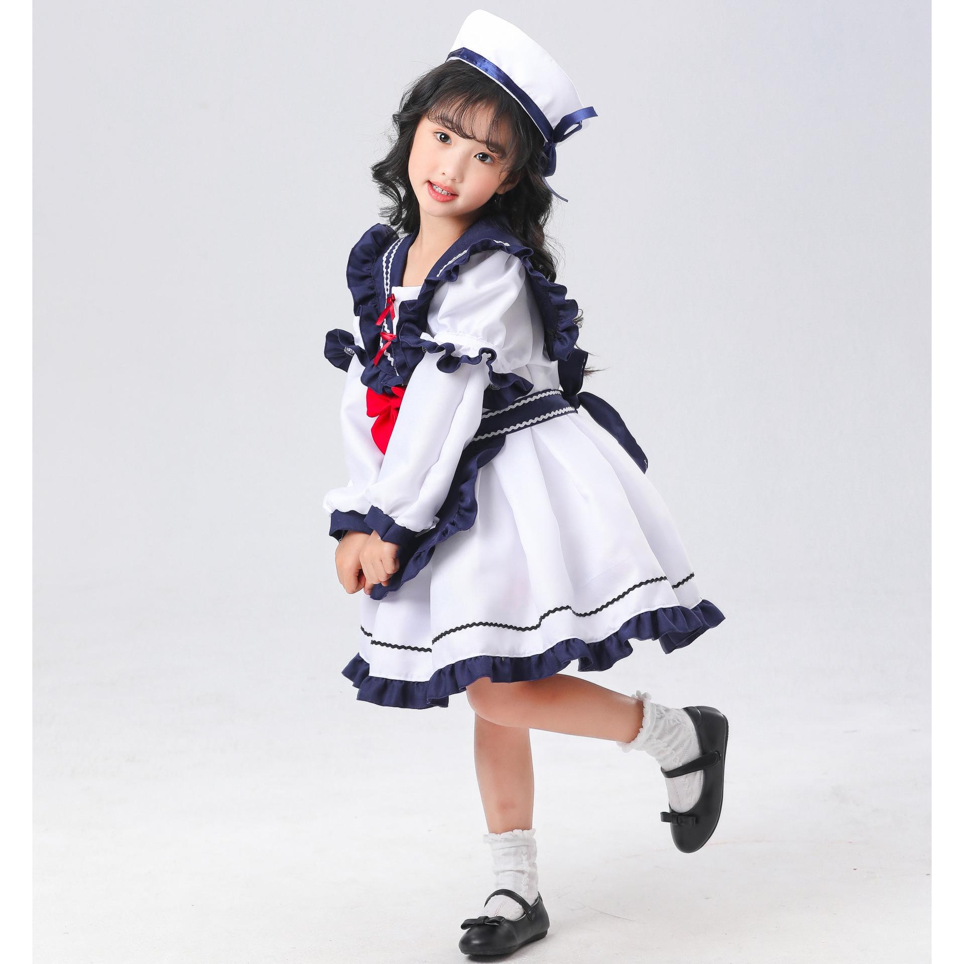 2034童装 帽子 连衣裙 围裙 蝴蝶结 (9).JPG