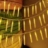 Fio de Luz Bolha LED Solar Transfronteiriço, Luzes Coloridas de Gelo, Caixa de Bateria Tira de Gelo Luzes Decorativas, Fio de Luz de Atmosfera para Jardim