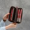 Nueva Cartera de Letras para Mujer Bolso con Cremallera Estilo Occidental Precio Especial Bolso para Teléfono Móvil Doble Uso para Mujeres de Mediana Edad Bolso para Monedas Pequeño de Gran Capacidad