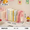Suporte Telescópico para Livros Suporte de Leitura Porta-Livros Estante de Mesa Artefato de Armazenamento Fixo para Mesa Divisor de Livros de Plástico