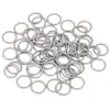 Anéis Circulares Coloridos, Anéis Simples e Duplos, Acessórios para Joias DIY Feitos à Mão, Anéis Circulares Fechados Coloridos, Pulseiras com Contas de Anel Único, Ferro Feito à Mão