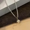 Conjunto de Collar y Pulsera de Perlas Camelia de Lujo para Mujer - Joyería de Perlas de Cristal de Alta Calidad