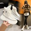 Botas de nieve para mujer, invierno 2023, nuevas, con forro polar, gruesas, de algodón, estilo noreste, para todo tipo de combinaciones, con suela gruesa y caña alta, deportivas para papá
