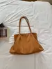 Bolso de Hombro Único para Mujer 2026 Nuevo Gamuza Felpa Bolso de Viaje Gran Capacidad Otoño Sensación de Alta Gama Bolso Tote Mezclado