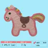 Pegatinas Bordadas de Dibujos Animados del Año del Caballo para Ropa, Pantalones, Bolsas, Sombreros, Pegatinas de Parche, Pegatinas de Tela Decorativas de Pony, Pegatinas de Tela Bordadas DIY