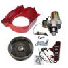 Kit de Conversión a Arranque Eléctrico para Motor de Gasolina 168/170F Motor Generador Volante Interruptor Controlador Modificación en Stock