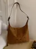 Bolso Casual de Moda 2025 Nueva Moda Bolso Tote Retro de Gama Alta Bolso Cruzado Trendy Simple de Color Sólido