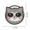 Parches Bordados de Dibujos Animados Originales, Parches Termoadhesivos Sin Coser, 8 Estilos Divertidos, Estilo Ins para Ropa y Mochilas