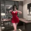 Lencería sexy, camisón seductor transparente, reina de la discoteca, vestido coqueto y divertido para chica hot 5959
