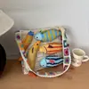 Bolso de hombro cruzado para mujer, moda otoño 2026, versátil, colorido, bolso tote de gran capacidad, bolso de mano