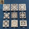 Aplique Entalhado em Madeira Maciça Dongyang Junção Painel Floral Estilo Europeu Aplique Cabeça de Coluna Romana Flor Decorativa para Porta de Armário Decoração Estilo Europeu