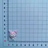 Cachorro Branco Travesso Desenho Animado Novo DIY Joias Resina Acessórios Cola Cremosa Capa de Celular Acessório de Cabelo Grampo Atacado