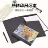 Cuaderno de Sublimación con Hojas Sueltas Rayadas, Cuaderno de Hojas Sueltas de Lona para Transferencia de Calor A4A5, Bloc de Notas Popular