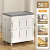Caja de Almacenamiento de Ropa para Uso Doméstico, Gran Capacidad, Caja Organizadora Plegable Extra Grande con Tapa abatible, Armario de Almacenamiento para Ropa y Colchas de Temporada