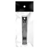 Cortador de Unhas Antirrespingo Individual Personalizado Cortador de Unhas de Aço Carbono Cortador de Unhas para Manicure 211 com Lixa Eletroforese Preto Cromado