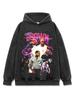 Transfronterizo Retro Hip-hop Breezy Chris Brown Estampada Camiseta de Manga Corta Pesado Manga Larga Cuello Redondo Sudadera con Capucha