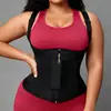 Roupa Modeladora de Malha Europeia e Americana para Comércio Exterior, Cinta Compressora Afuniladora Justa, Modelador de Barriga, Cinta Modeladora de Cintura, Colete Fitness