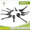 Colher Preta Pequena Kaibaiya Colher para Ramen Weiqian Colher Longa para Malatang Colher de Plástico Colher de Melamina tipo Porcelana