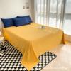 Sábanas de Cama al Por Mayor Ropa de Cama de Color Puro Sábanas de Cama Producto Único B&B Hotel Dormitorio Escuela Soporte al por Menor Dropshipping