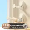 Estante de Almacenamiento para Ropa de Balcón, Tendedero Retráctil Multifuncional Montado en la Pared con Ventosas, Solución de Almacenamiento sin Taladro