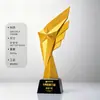 2026 Nuevo Trofeo de Cristal Impreso en 3D Trofeo Creativo de Estrella Placa de Trofeo Grabado de Empresa Premio