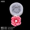 Tamaño Anémona Flor de Cerezo con Agujeros Molde de Silicona DIY Aromaterapia Yeso Vela Salida de Aire Yeso Decoración Accesorios