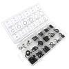 Transfronterizo 225 Piezas/Caja Juego Combinado de Sellos de Goma de Nitrilo Negro Nbr Plástico Impermeable Junta Tórica