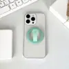 Soporte para teléfono móvil nuevo transfronterizo, anillo redondo, hebilla de anillo magnético de silicona, soporte de silicona portátil, soporte de silicona para perezosos