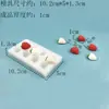 Múltiples Tipos de Moldes de Silicona para Fresas de Fondo Plano, Grado Alimenticio, Resistentes a Altas Temperaturas, Moldes Fáciles de Desmoldar para Fondant, Chocolate, Arcilla DIY